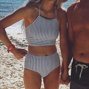 Albion Breezy Stripe Icon swimsuit